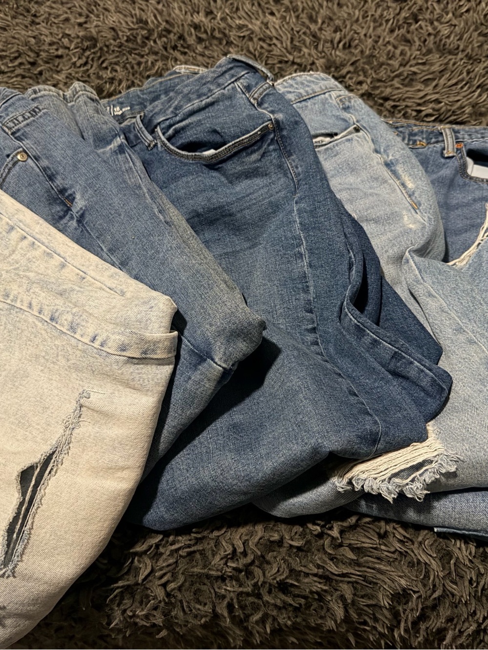 Classic Women's Blue Denim Jeans - Medium & Light Wash